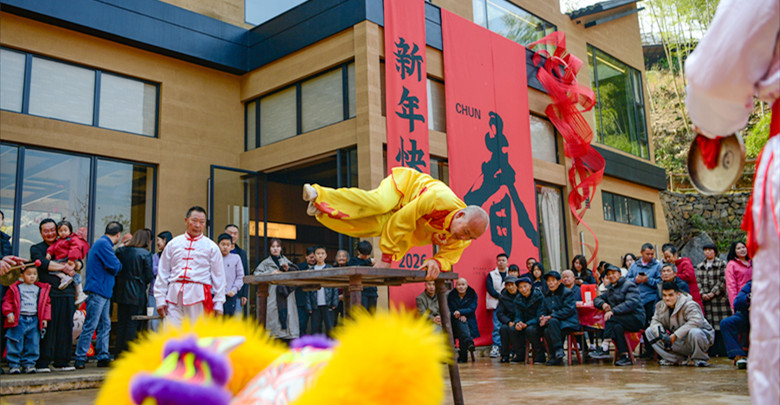 村宴开席 年味渐浓