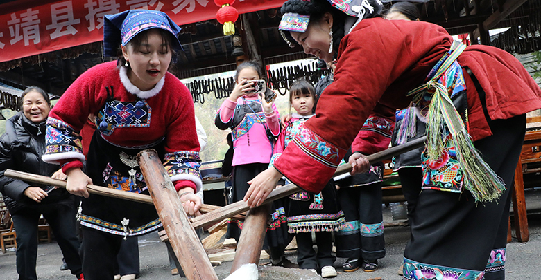 糍粑飘香 年味渐浓