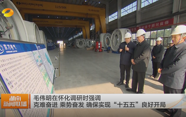 视频丨毛伟明在怀化调研时强调 克难奋进...