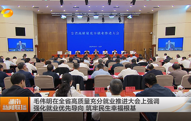 视频丨毛伟明在全省高质量充分就业推进...