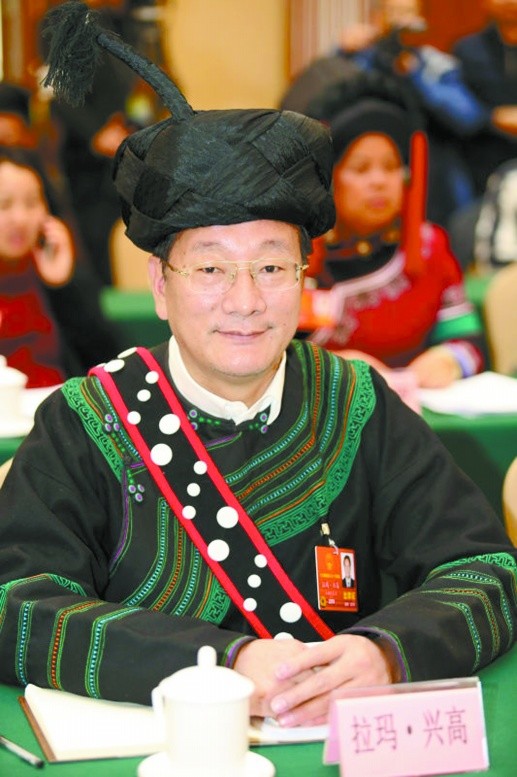 全国人大代表,昆明市人大常委会主任 拉玛·兴高 云南日报记者 雷桐苏