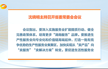 视频丨沈晓明主持召开省委常委会会议强...
