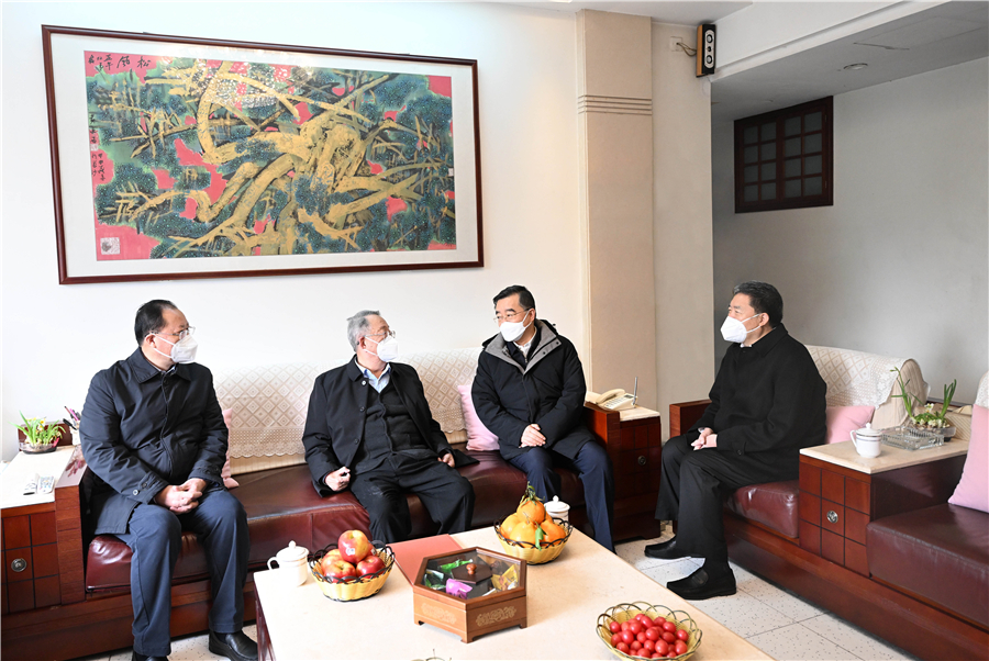 张庆伟毛伟明毛万春等省领导看望老领导老同志-湖南省人民政府门户